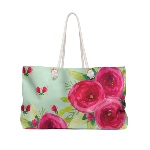 Say it with Roses Weekender Bag - Sea Foam