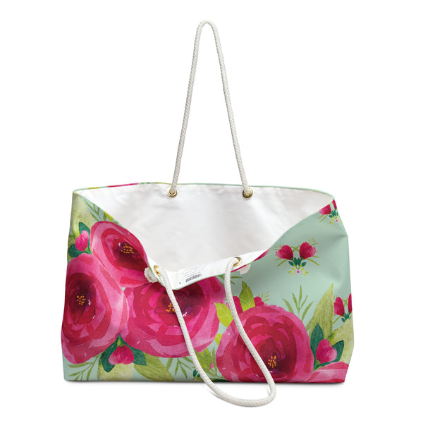 Say it with Roses Weekender Bag - Sea Foam