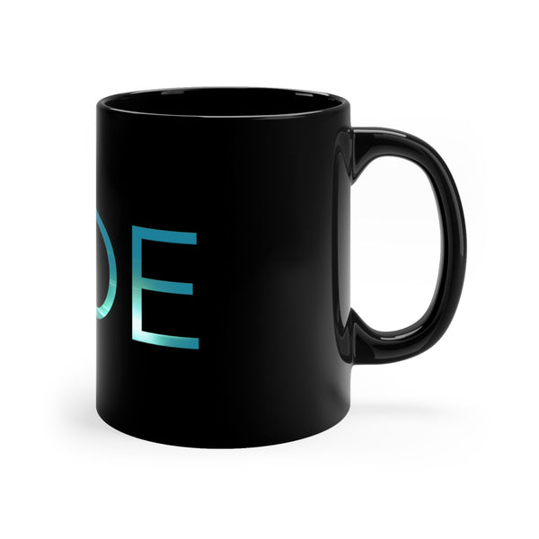 FIDE 11oz Black Mug Enjoy your favorite beverage as you read and learn more about your faith!