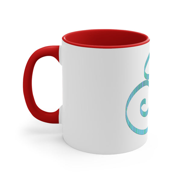 Studio Scriptura White/Red Logo Mug, 11oz
