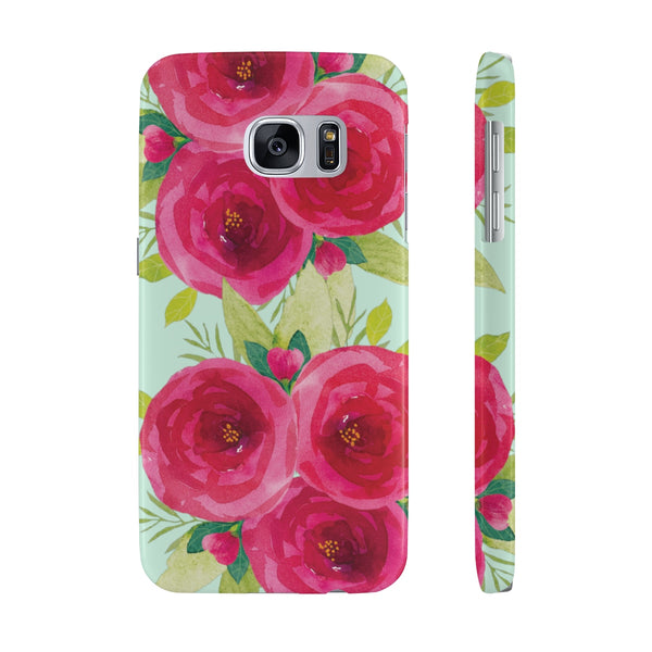 Roses Roses - Slim Phone Cases - Mint