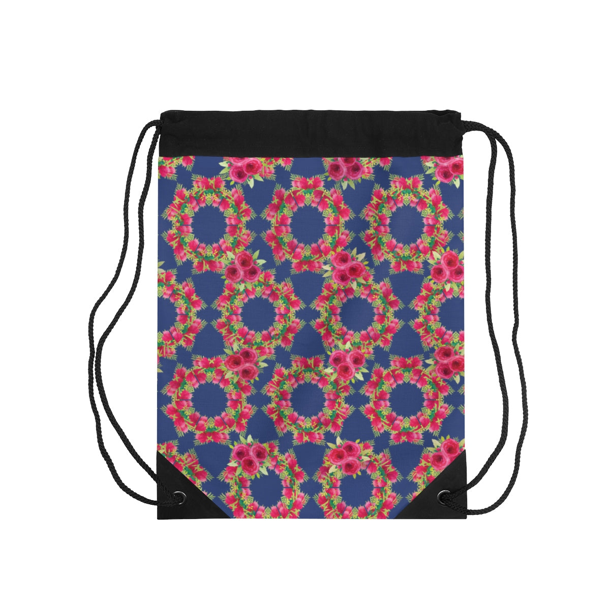 Rambling Rose Drawstring Bag - Lapiz