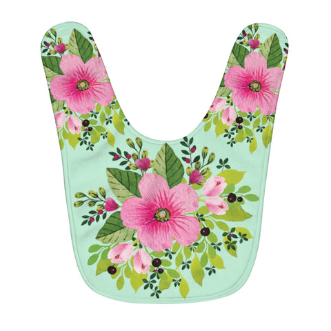 Lara Fleece Baby Bib - Jade