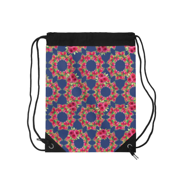 Rambling Rose Drawstring Bag - Lapiz