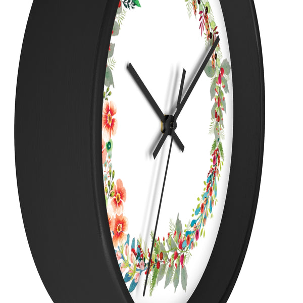 Amalie Floral Wall Clock