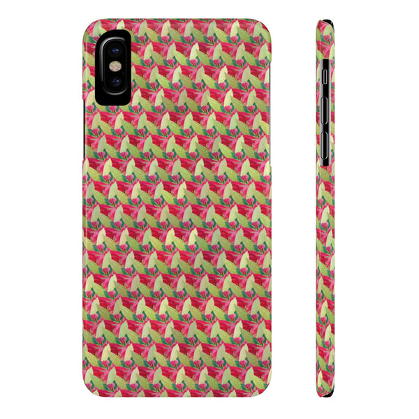 China Silk -Slim Phone Cases - Empress Red