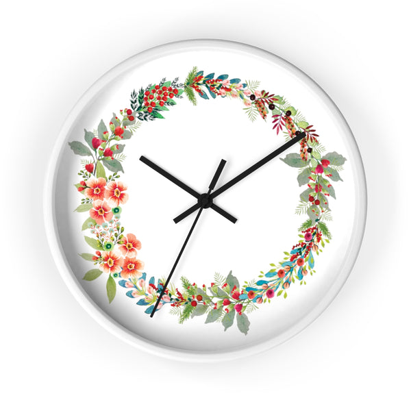 Amalie Floral Wall Clock