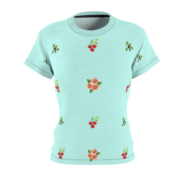 Berries and Roses Tee - Island