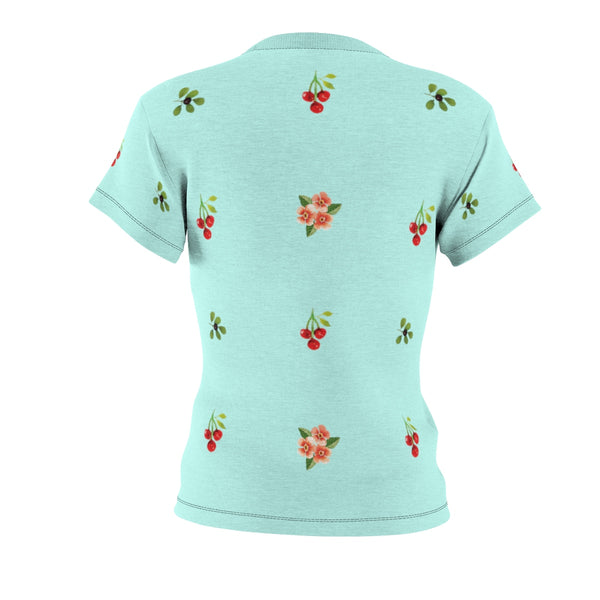 Berries and Roses Tee - Island