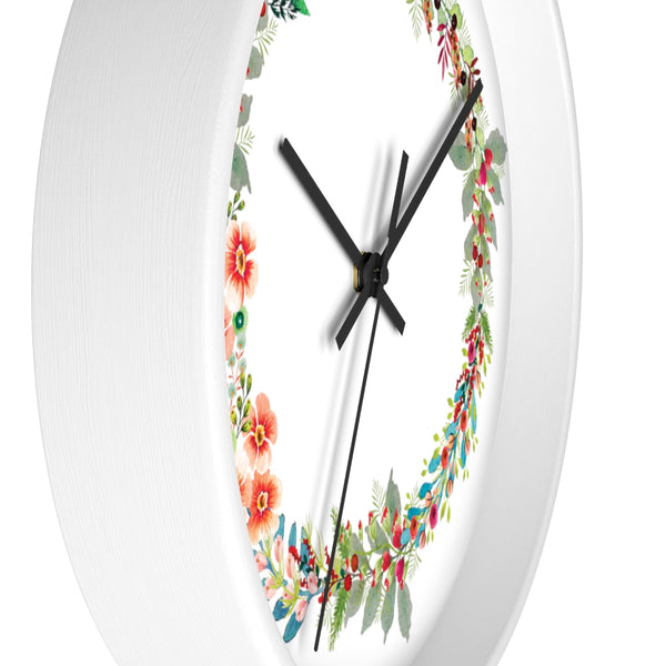 Amalie Floral Wall Clock