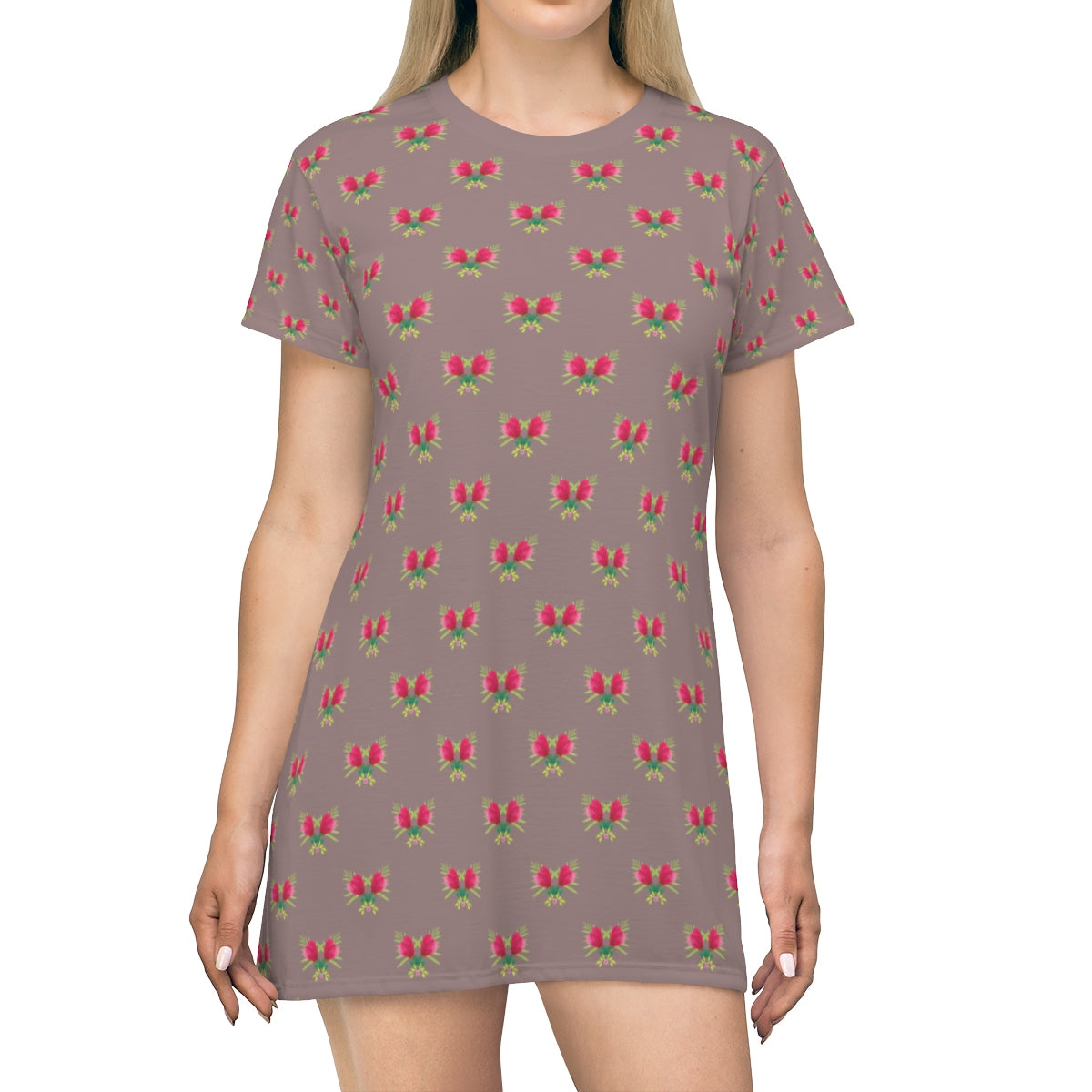 Just Chilling T-Shirt Dress - Tip Taupe