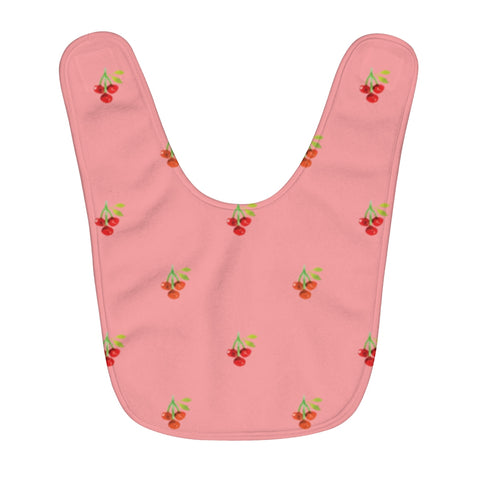 Very Berry Fleece Baby Bib