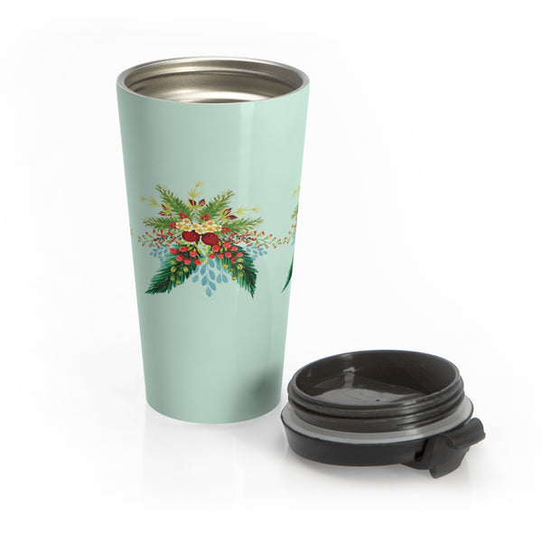 Mint Green Stainless Steel Travel Mug