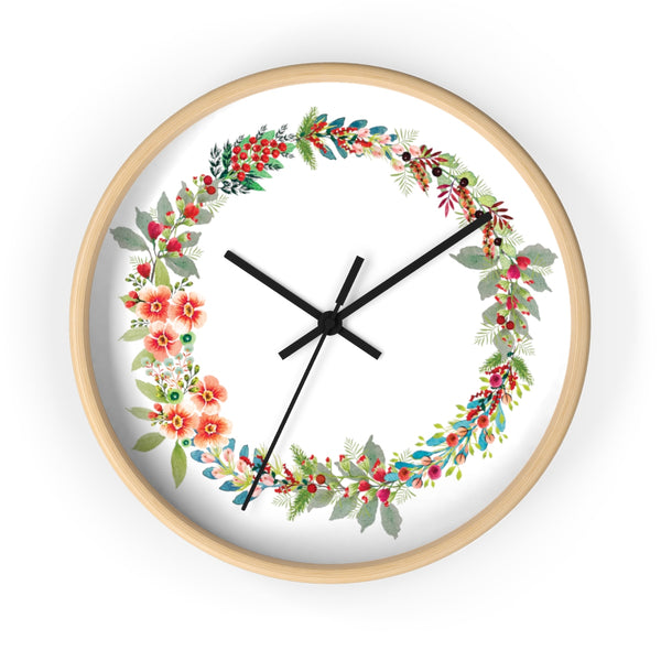 Amalie Floral Wall Clock