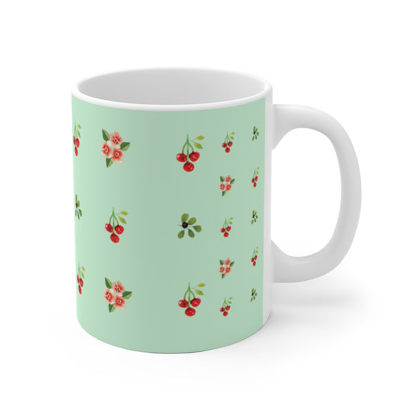 Copy of Berries and Roses - Pistachio Mug