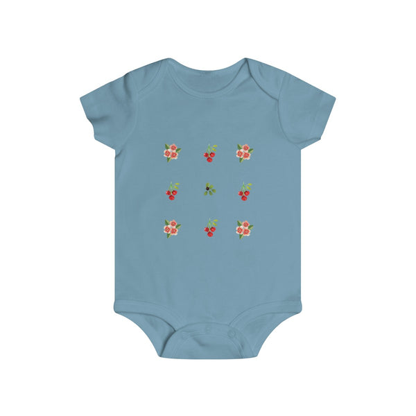 Berries and Roses Infant Rip Snap Tee