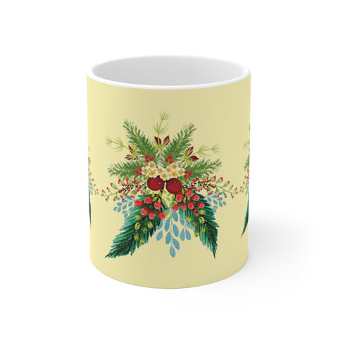 Crème Anglaise Christmas Swag Mug