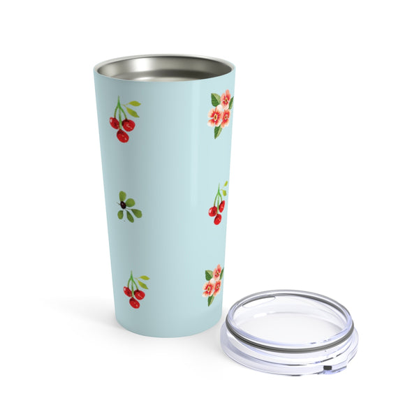 Berries and Roses Tumbler - Ciel - 20oz