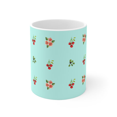 Berries and Roses Mug - Island