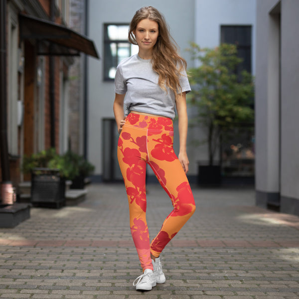 Mystic Orchid Leggings - Flame