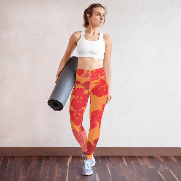 Mystic Orchid Leggings - Flame